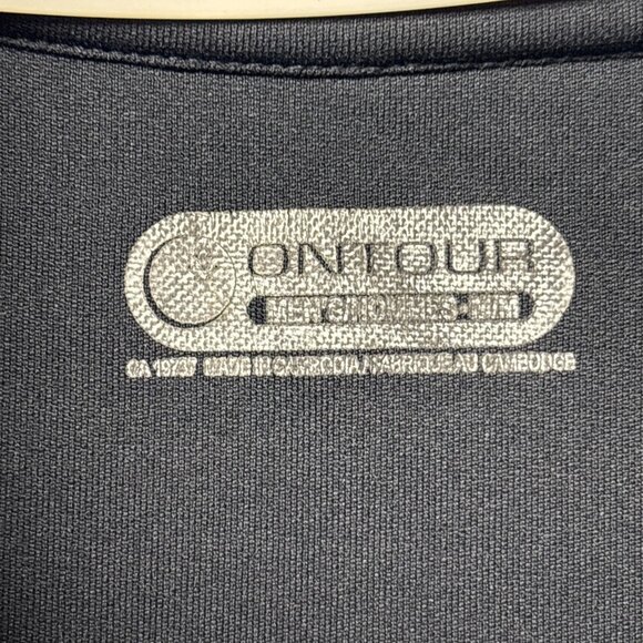 Hewlett-Packard Black Dri-Fit Golf Polo Shirt On Tour Mens Size Medium M Logo - Picture 4 of 8